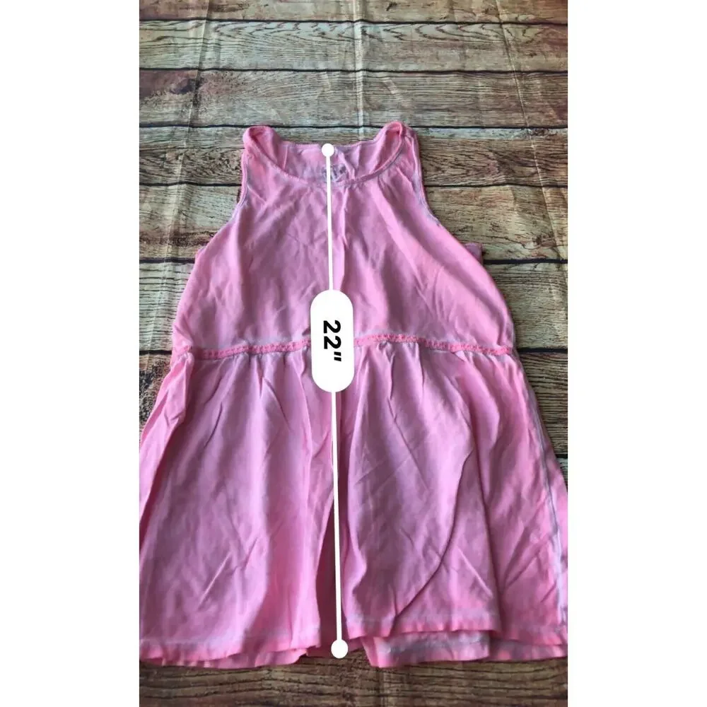 Justice Girl’s Baby Pink Halter Tank 16